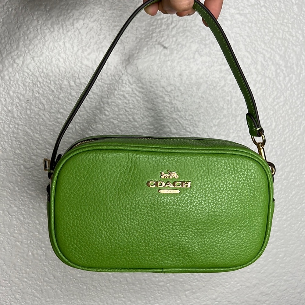 COACH Green Jaime wristlet